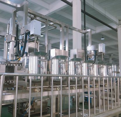 1000 KG εξοπλισμός τηγανίτησης για το φασόλι του τοφού