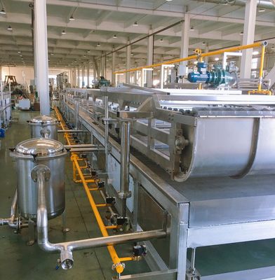 1000 KG εξοπλισμός τηγανίτησης για το φασόλι του τοφού