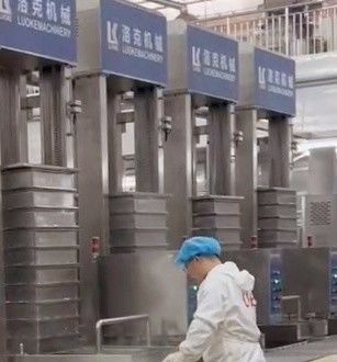 Ανώτατη παραγωγικότητα 2.2KW κάθετη μηχανή πίεσης τοφού για βιομηχανική παραγωγή τοφού